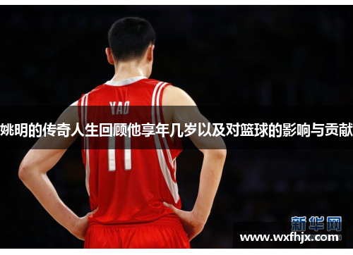姚明的传奇人生回顾他享年几岁以及对篮球的影响与贡献